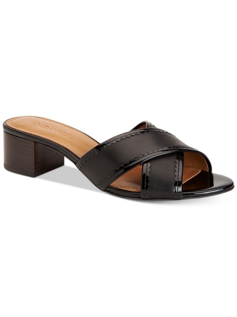 Coach Murielle Black Sandals- Size 9.5